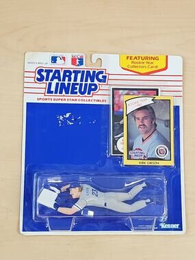 1990 KIRK GIBSON Los Angeles Dodgers Starting Lineup "Rookie Year 1980" Tigers